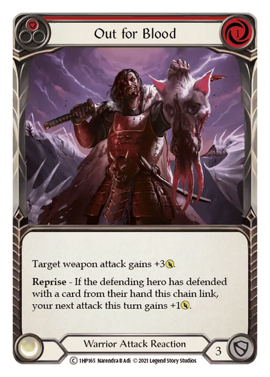 Out for Blood (Red) — History Pack 1 — Flesh and Blood