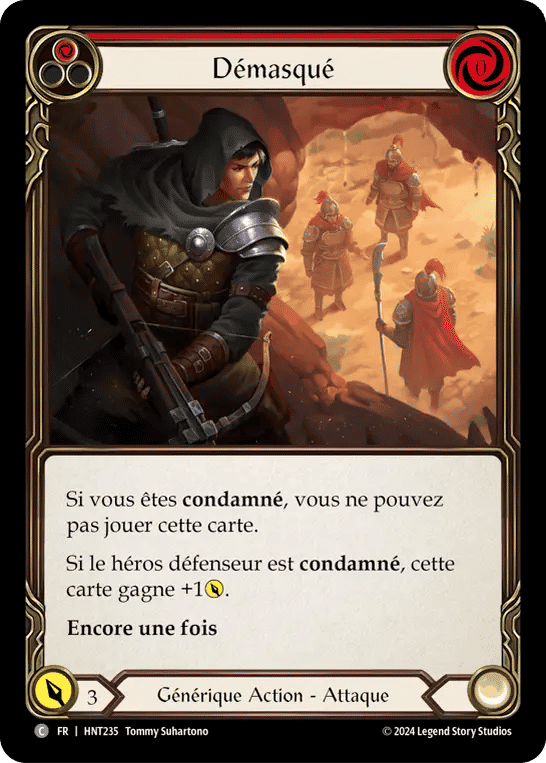 Démasqué — The Hunted — Flesh and Blood