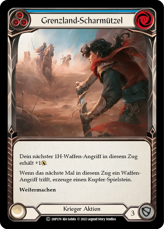 Outland Skirmish (Blue) — History Pack 2 - Black Label — Flesh and Blood