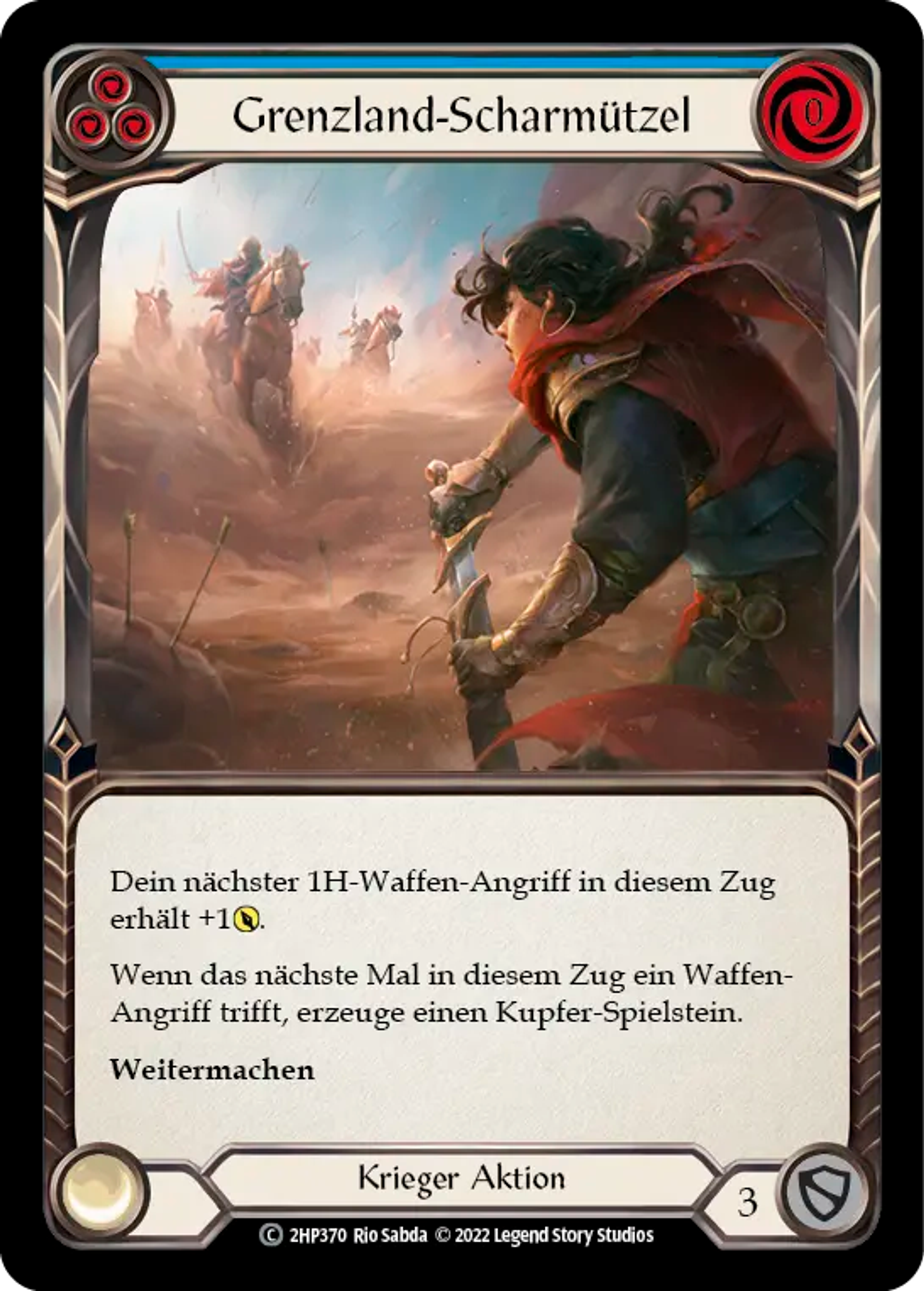 Outland Skirmish (Blue) — History Pack 2 - Black Label — Flesh and Blood