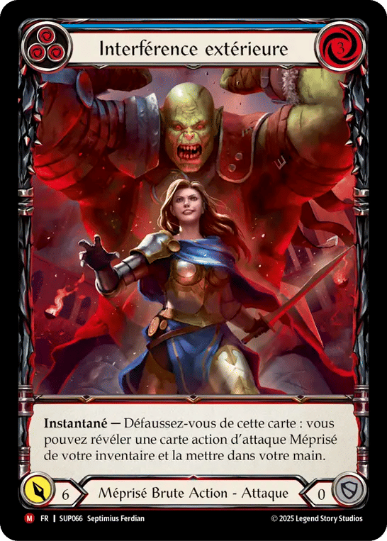 Interférence extérieure — Super Slam — Flesh and Blood