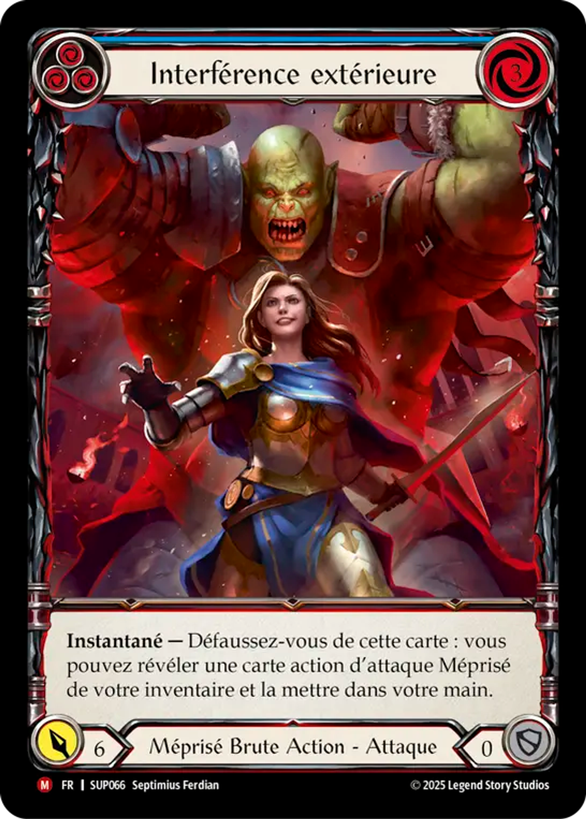 Interférence extérieure — Super Slam — Flesh and Blood