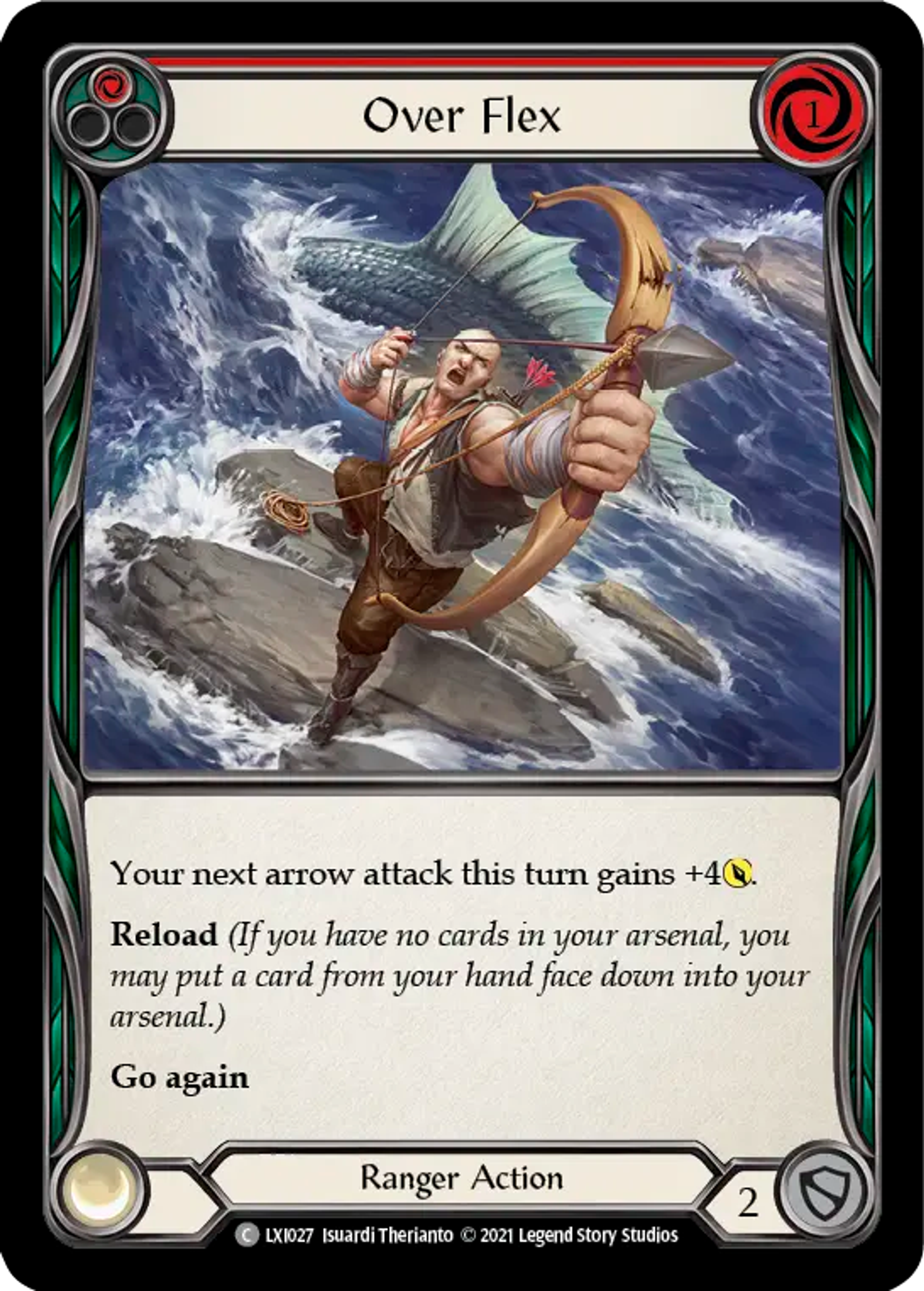 Over Flex (Red) — Lexi - Blitz Deck — Flesh and Blood