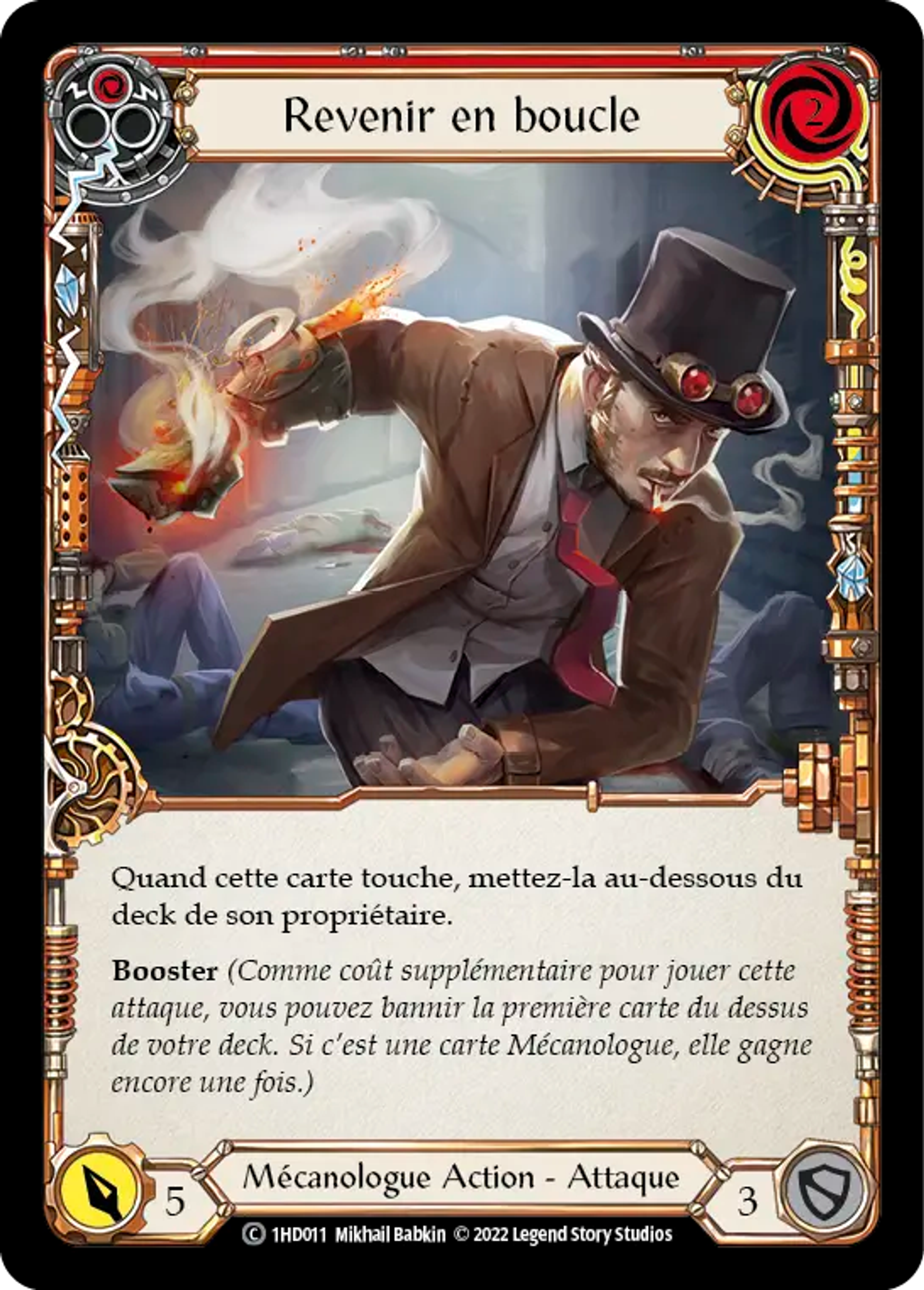 Revenir en boucle — Dash - Blitz Deck — Flesh and Blood