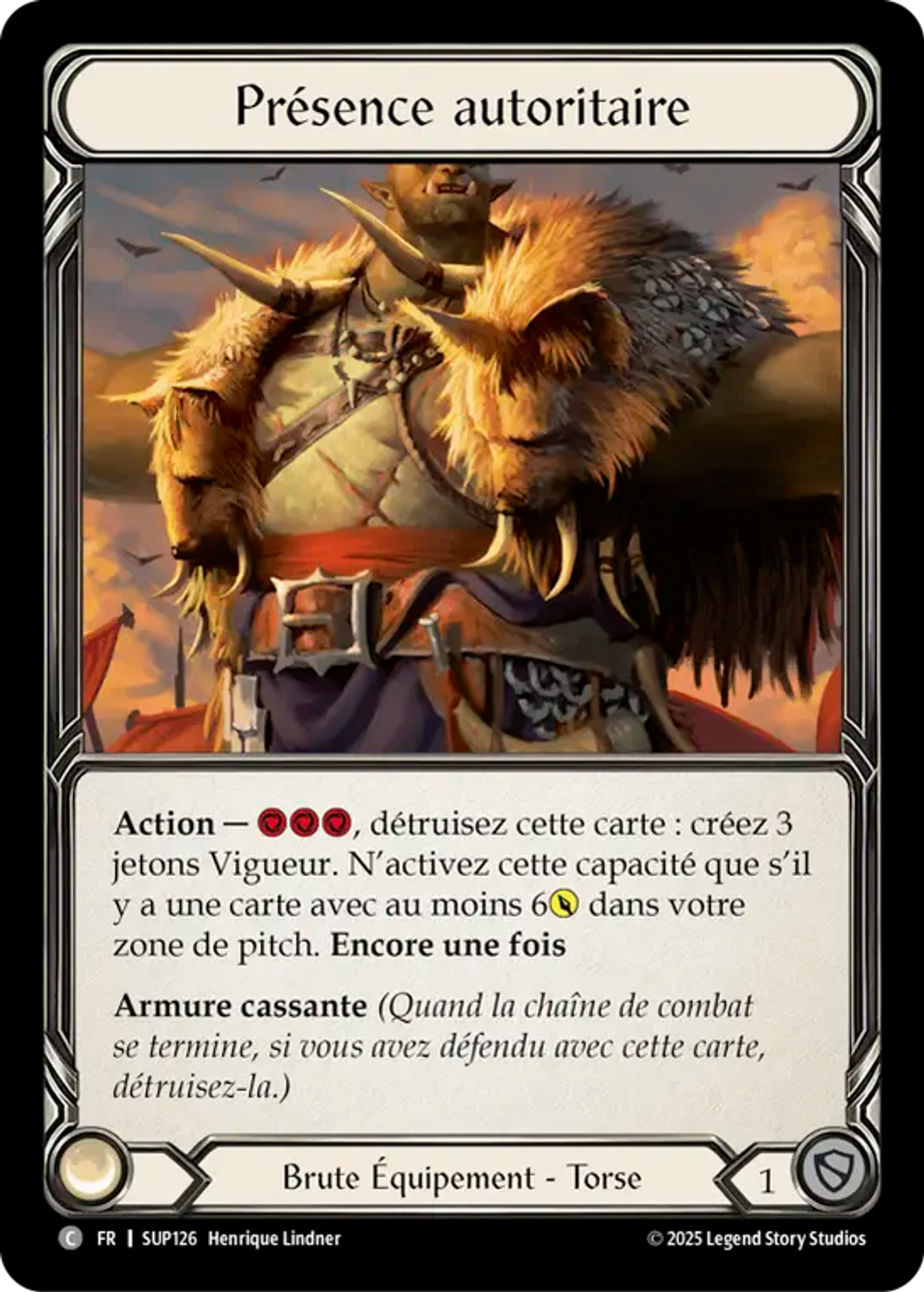 Présence autoritaire — Super Slam — Flesh and Blood