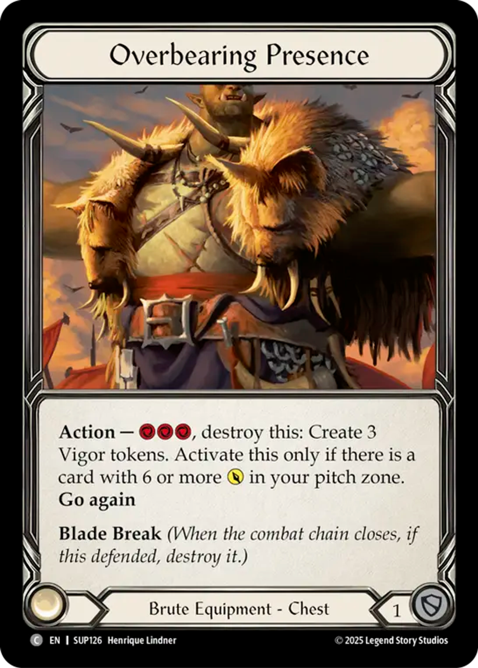 Overbearing Presence — Super Slam — Flesh and Blood