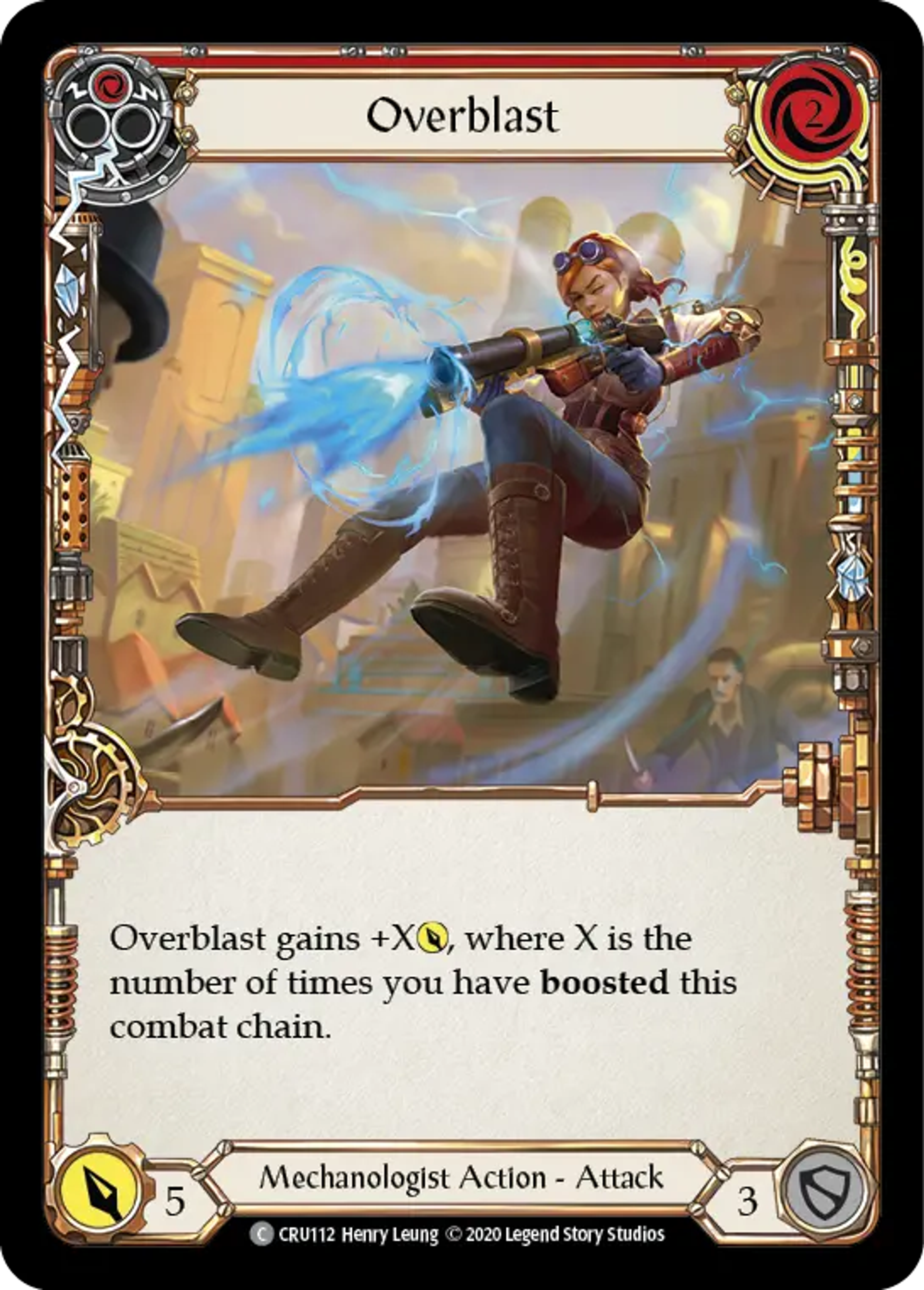 Overblast (Red) — Crucible of War — Flesh and Blood