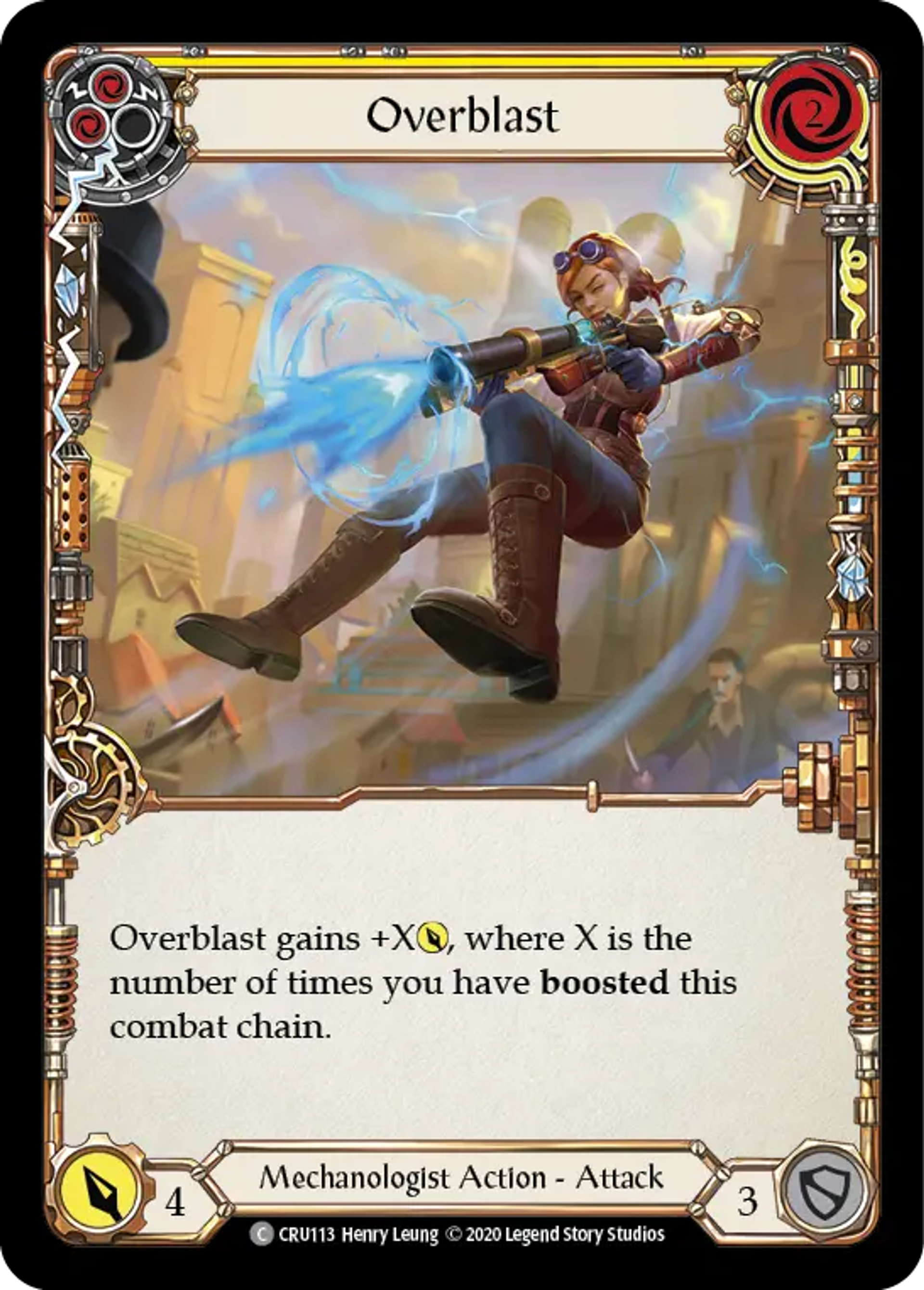 Overblast (Yellow) — Crucible of War — Flesh and Blood