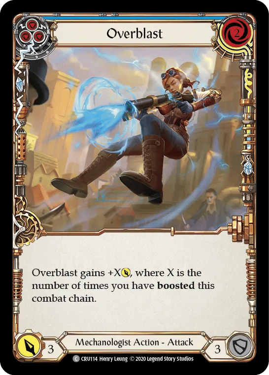 Overblast (Blue) — Crucible of War — Flesh and Blood