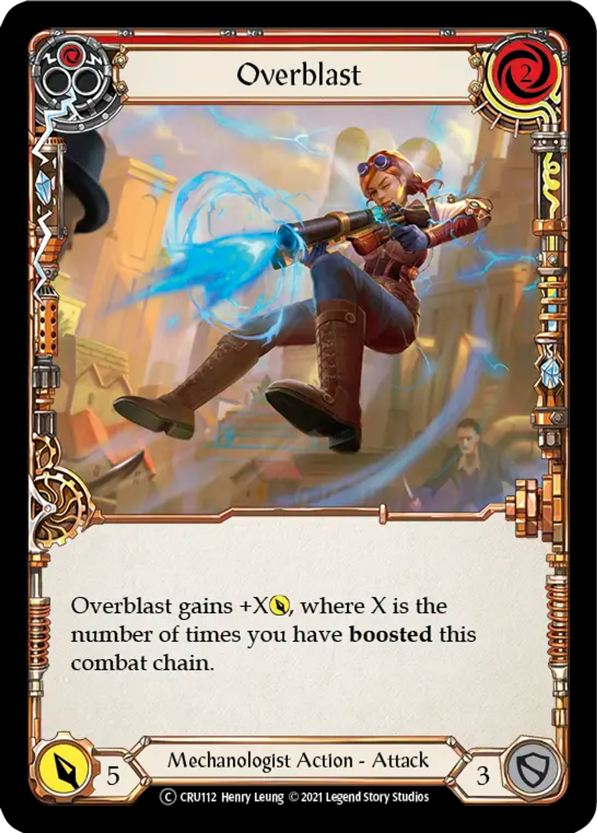 Overblast (Red) — Crucible of War - Unlimited — Flesh and Blood