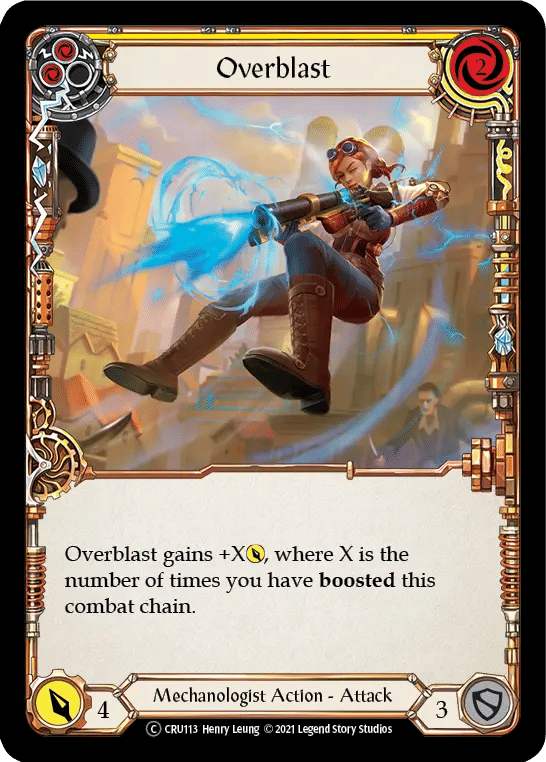 Overblast (Yellow) — Crucible of War - Unlimited — Flesh and Blood