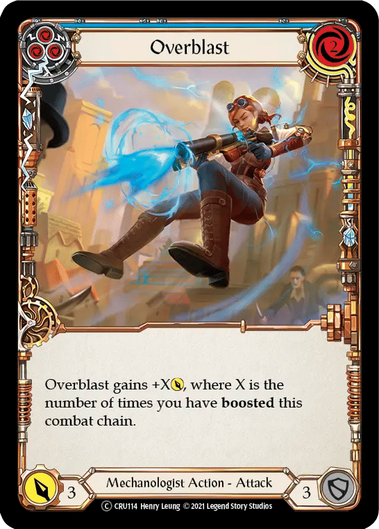 Overblast (Blue) — Crucible of War - Unlimited — Flesh and Blood