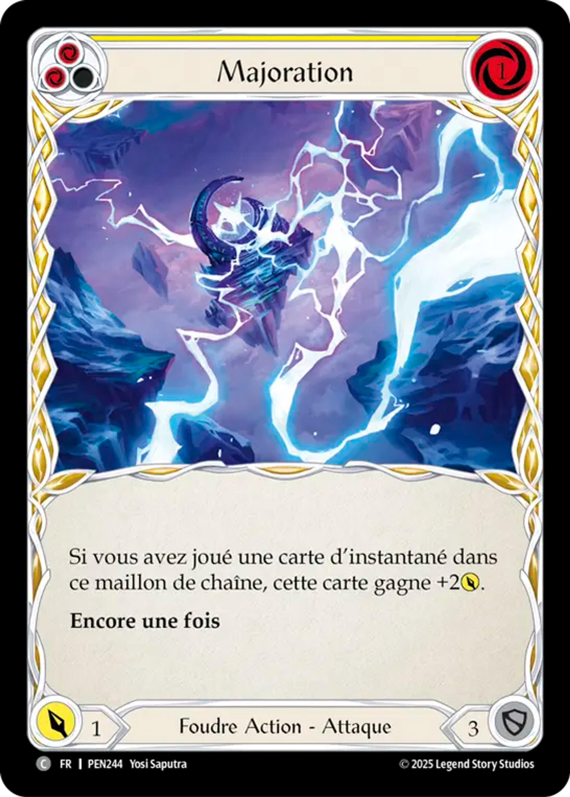 Overcharge (Yellow) — Compendium of Rathe — Flesh and Blood