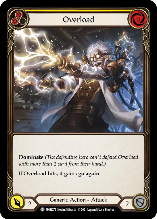Overload (Yellow) — Monarch — Flesh and Blood
