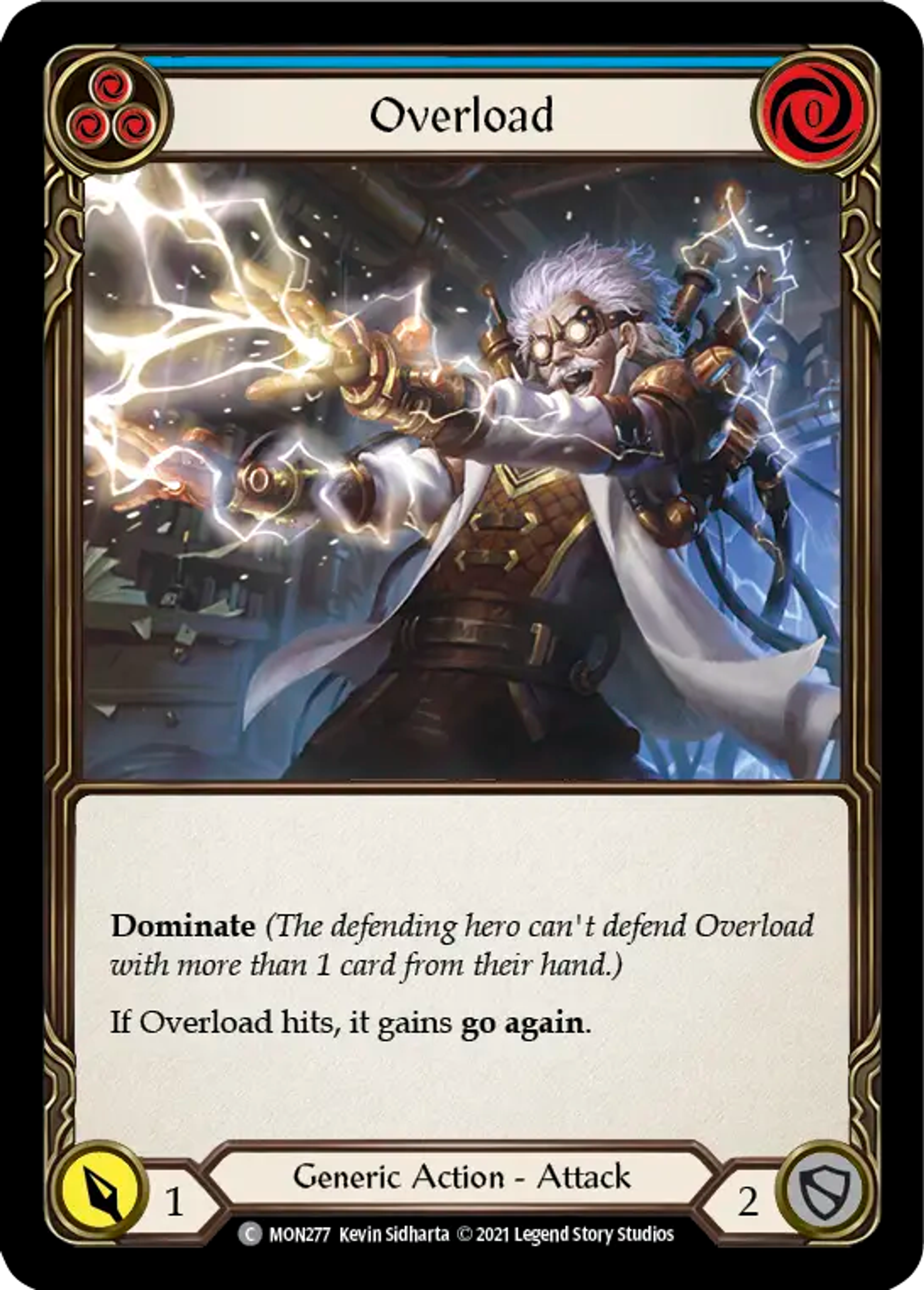 Overload (Blue) — Monarch — Flesh and Blood