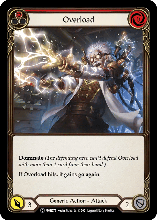 Overload (Red) — Monarch - Unlimited — Flesh and Blood