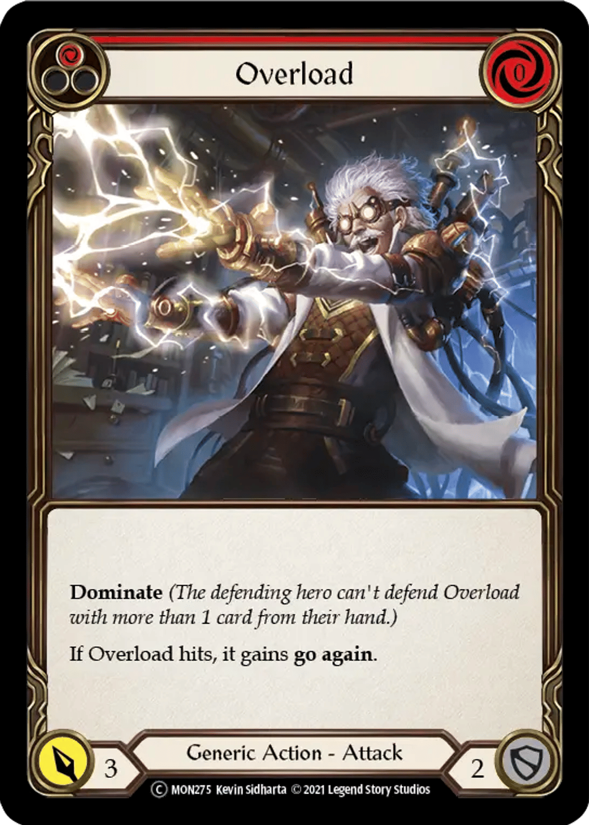 Overload (Red) from Monarch - Unlimited - Flesh and Blood