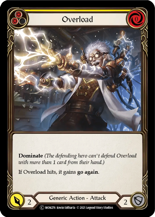 Overload (Yellow) — Monarch - Unlimited — Flesh and Blood