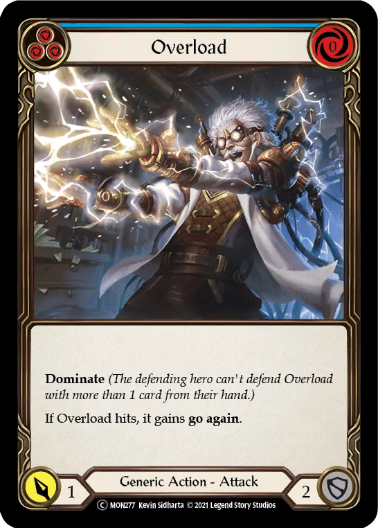 Overload (Blue) — Monarch - Unlimited — Flesh and Blood