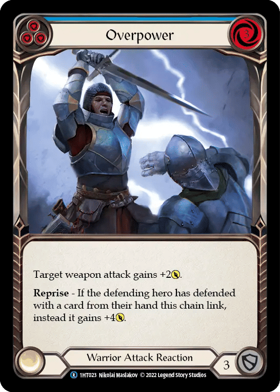 Overpower (Blue) — Dorinthea - Blitz Deck — Flesh and Blood