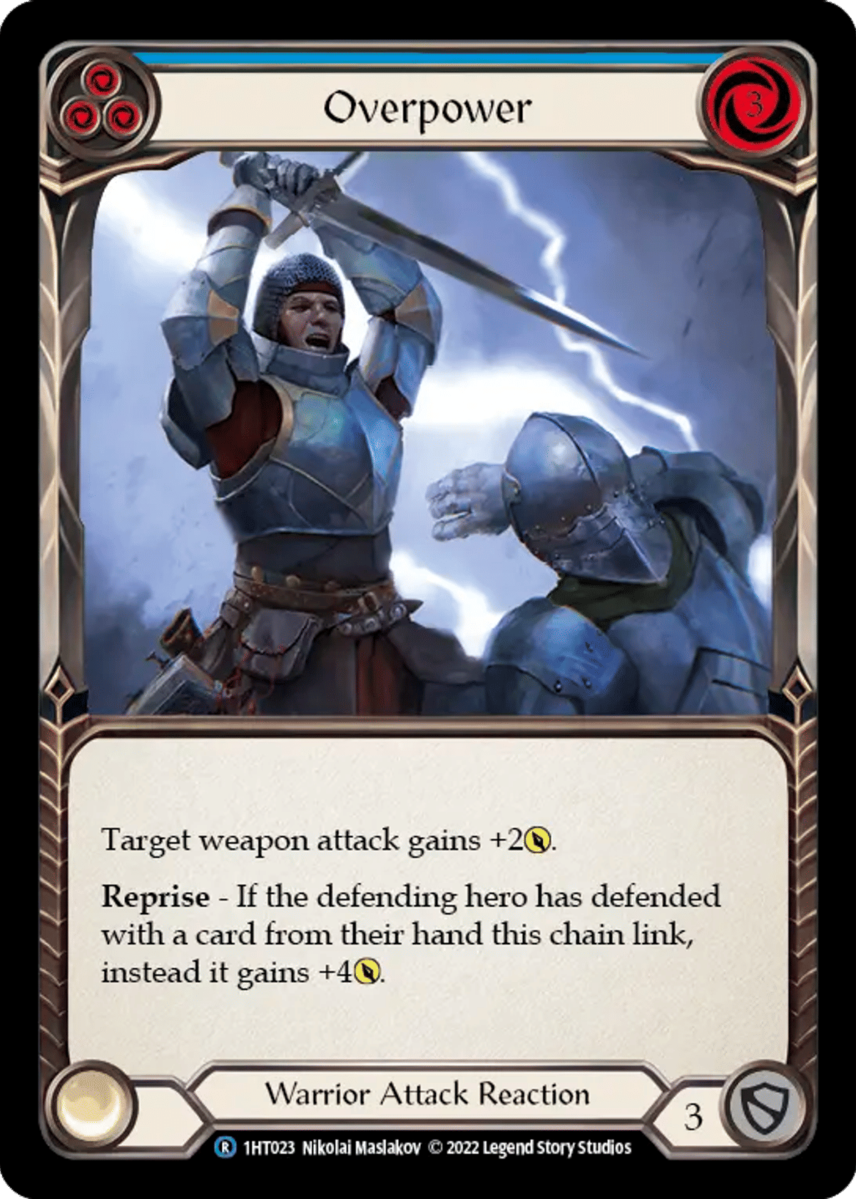 Overpower (Blue) from Dorinthea - Blitz Deck - Flesh and Blood