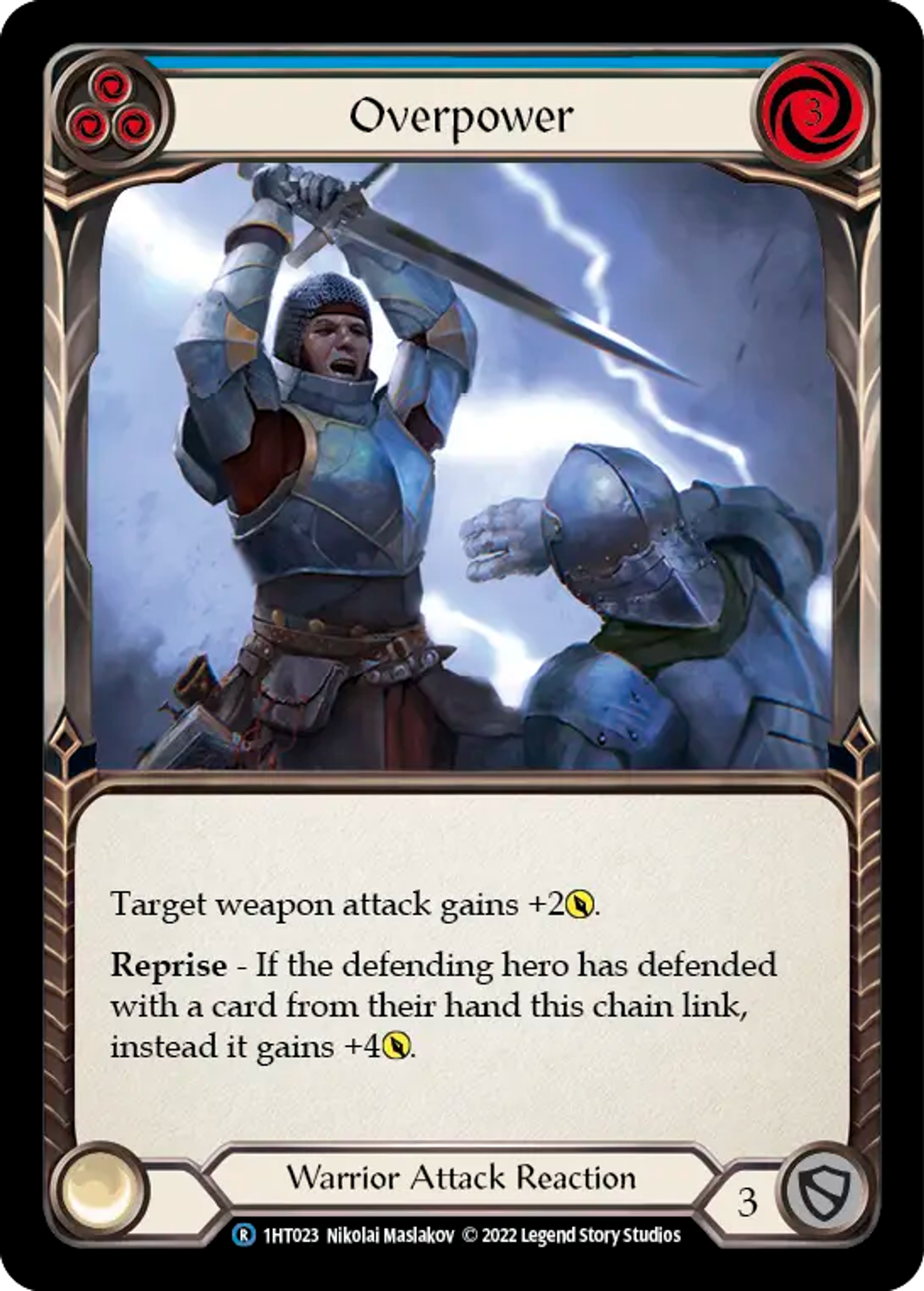 Overpower (Blue) — Dorinthea - Blitz Deck — Flesh and Blood