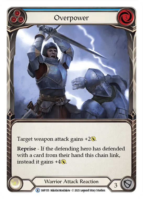 Overpower (Blue) — History Pack 1 — Flesh and Blood