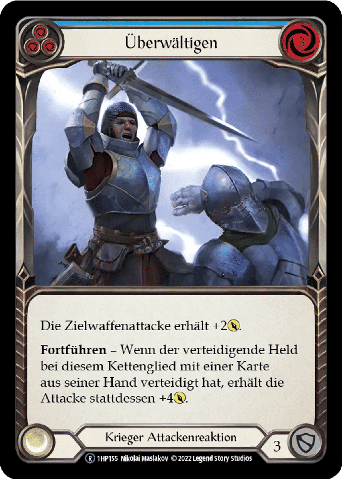 Overpower (Blue) from History Pack 1 - Black Label - Flesh and Blood