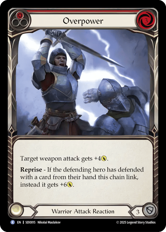 Overpower (Red) — Silver Age Chapter 2 - Dorinthea — Flesh and Blood
