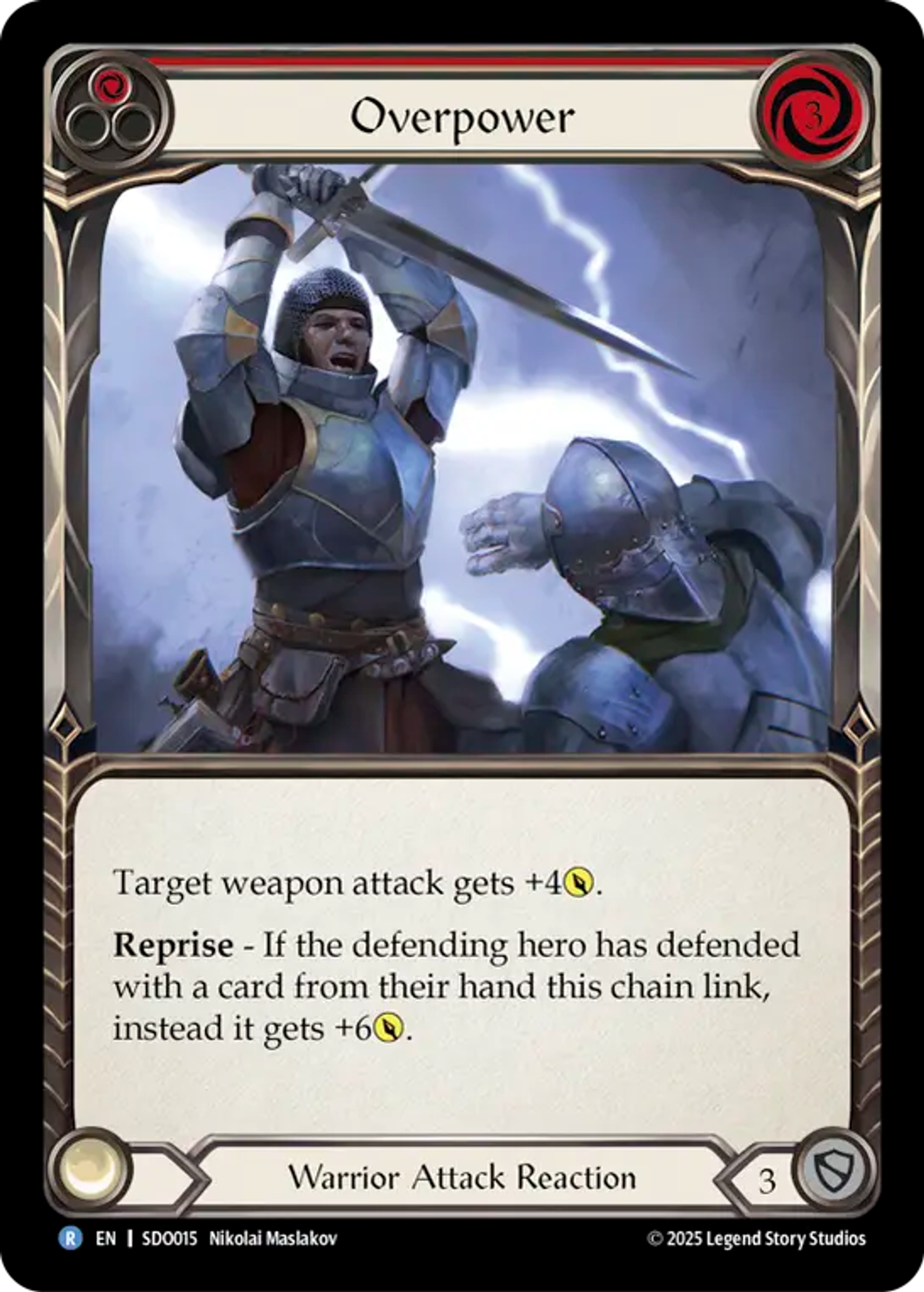 Overpower (Red) — Silver Age Chapter 2 - Dorinthea — Flesh and Blood