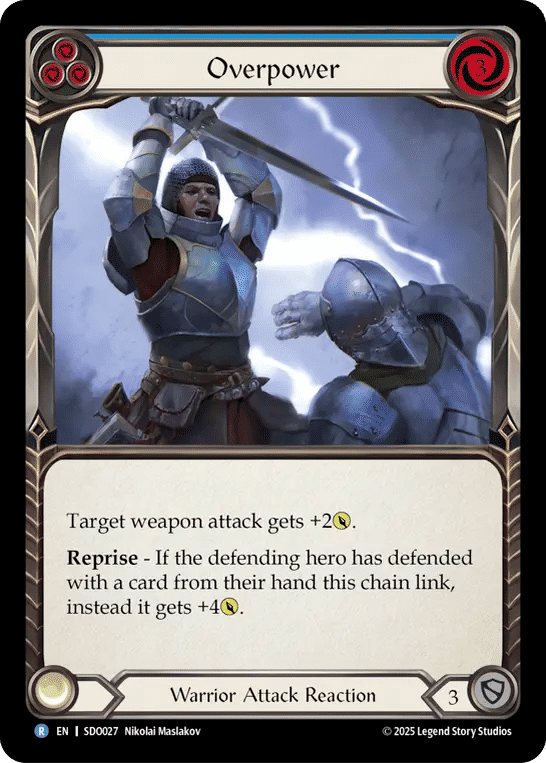 Overpower (Blue) — Silver Age Chapter 2 - Dorinthea — Flesh and Blood