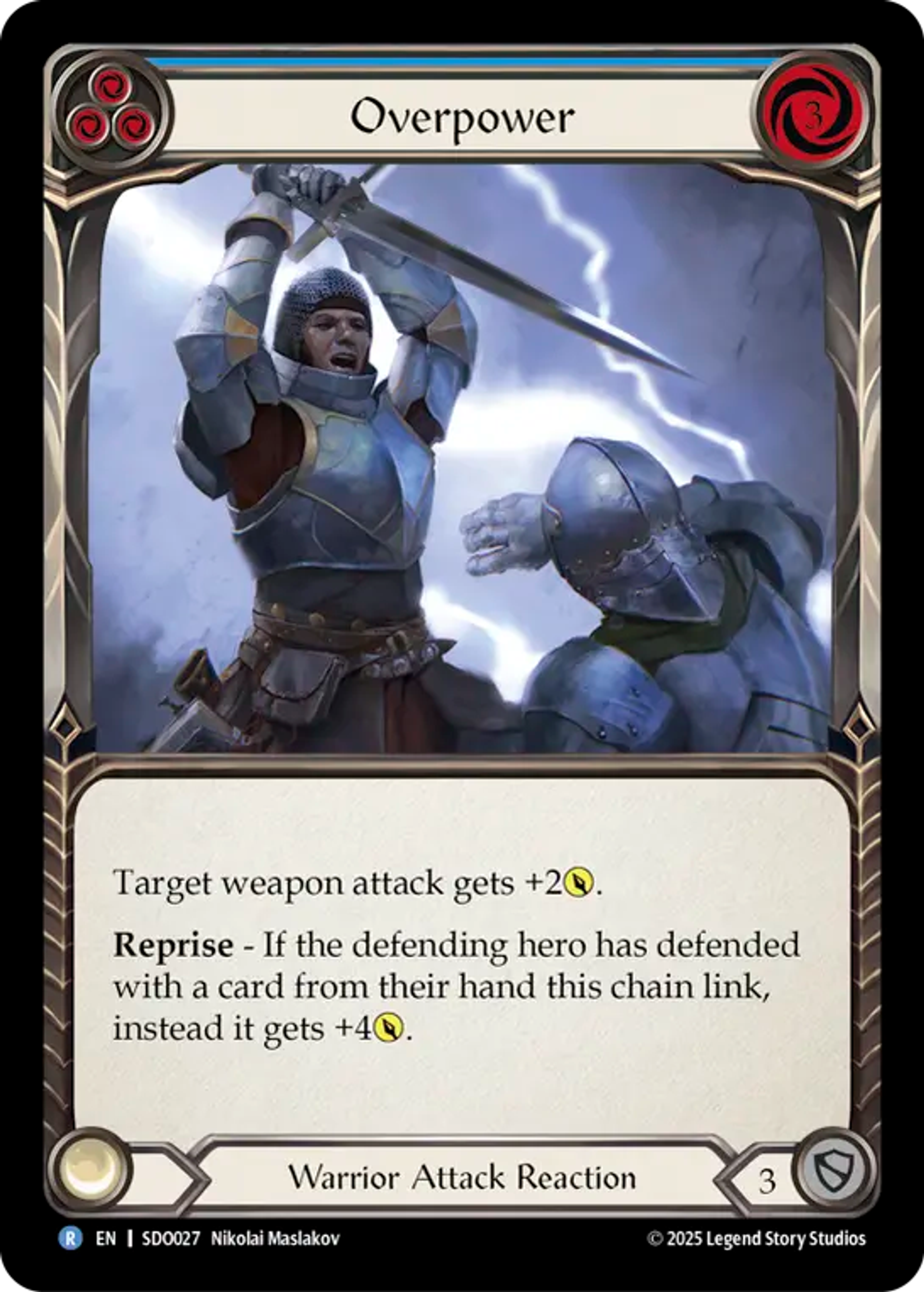 Overpower (Blue) — Silver Age Chapter 2 - Dorinthea — Flesh and Blood