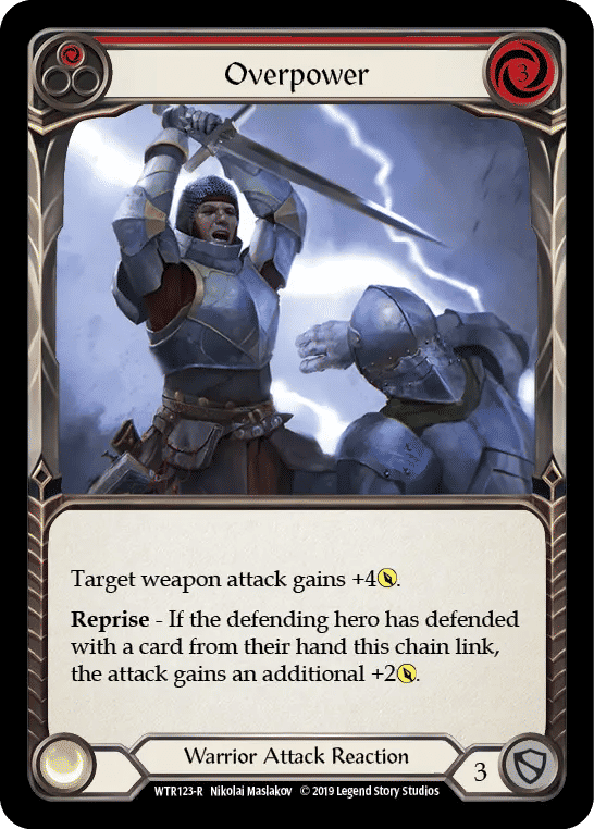 Overpower (Red) — Welcome to Rathe — Flesh and Blood