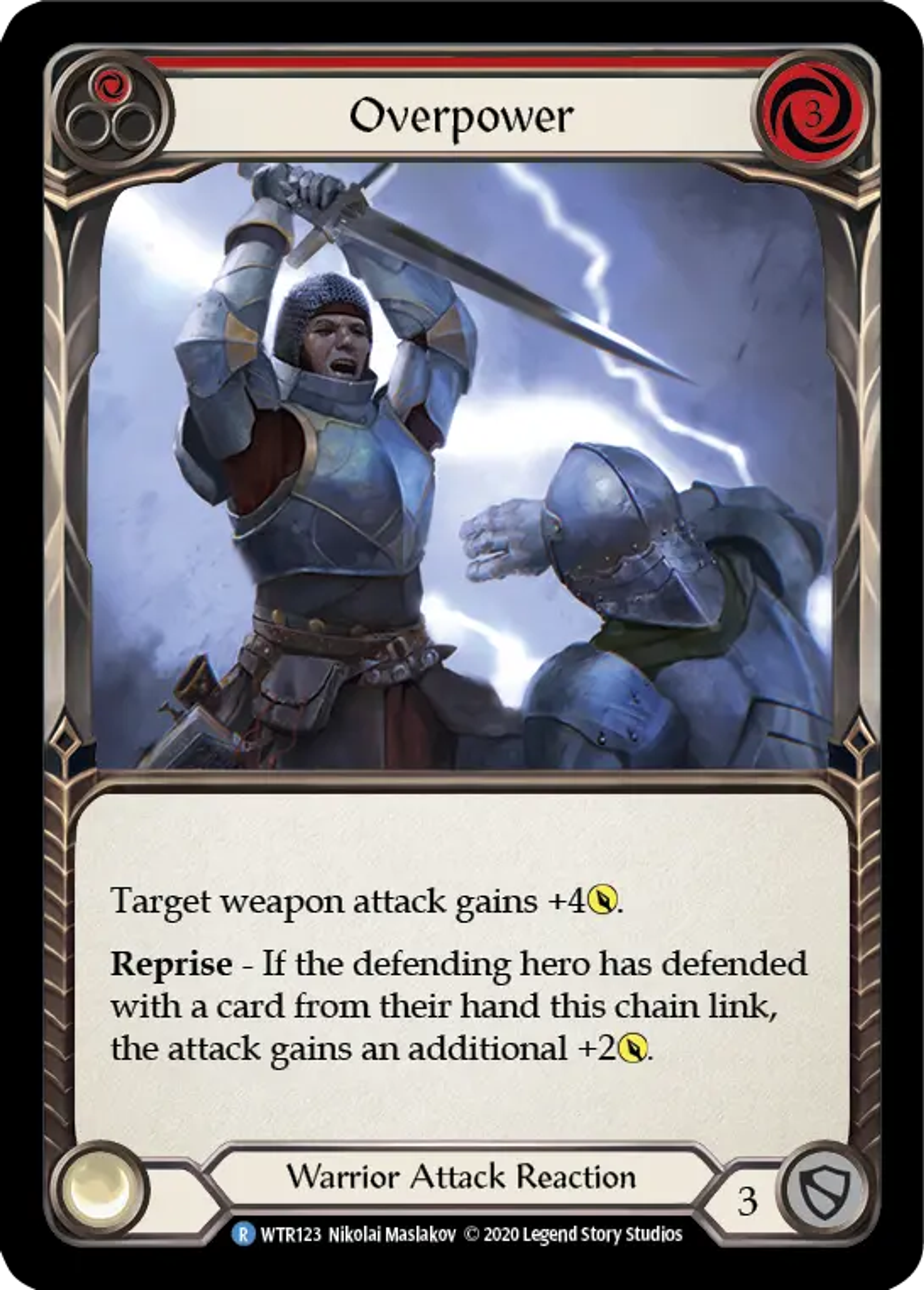 Overpower (Red) — Welcome to Rathe - Unlimited — Flesh and Blood