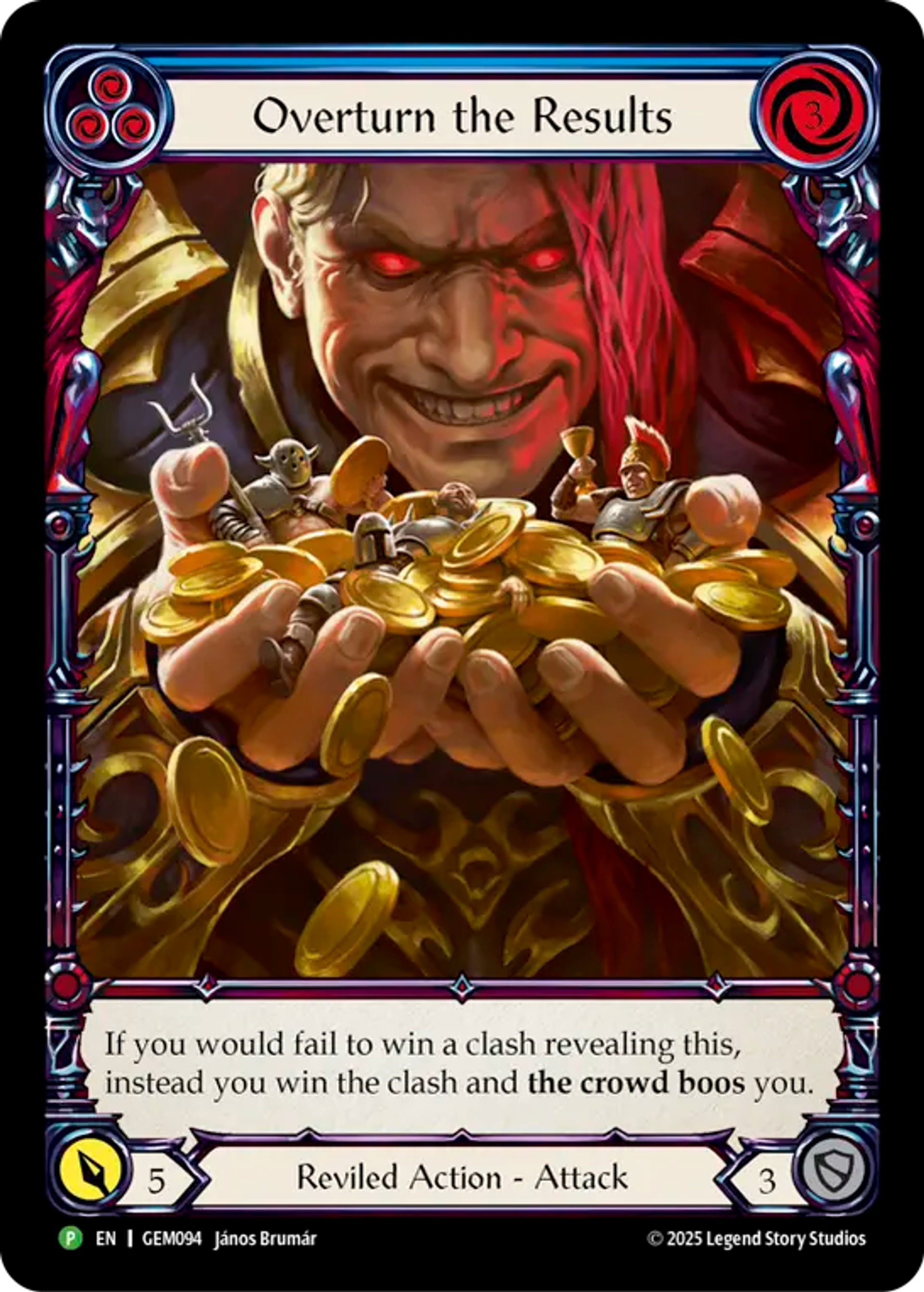 Overturn the Results — GEM - Pack 3 — Flesh and Blood