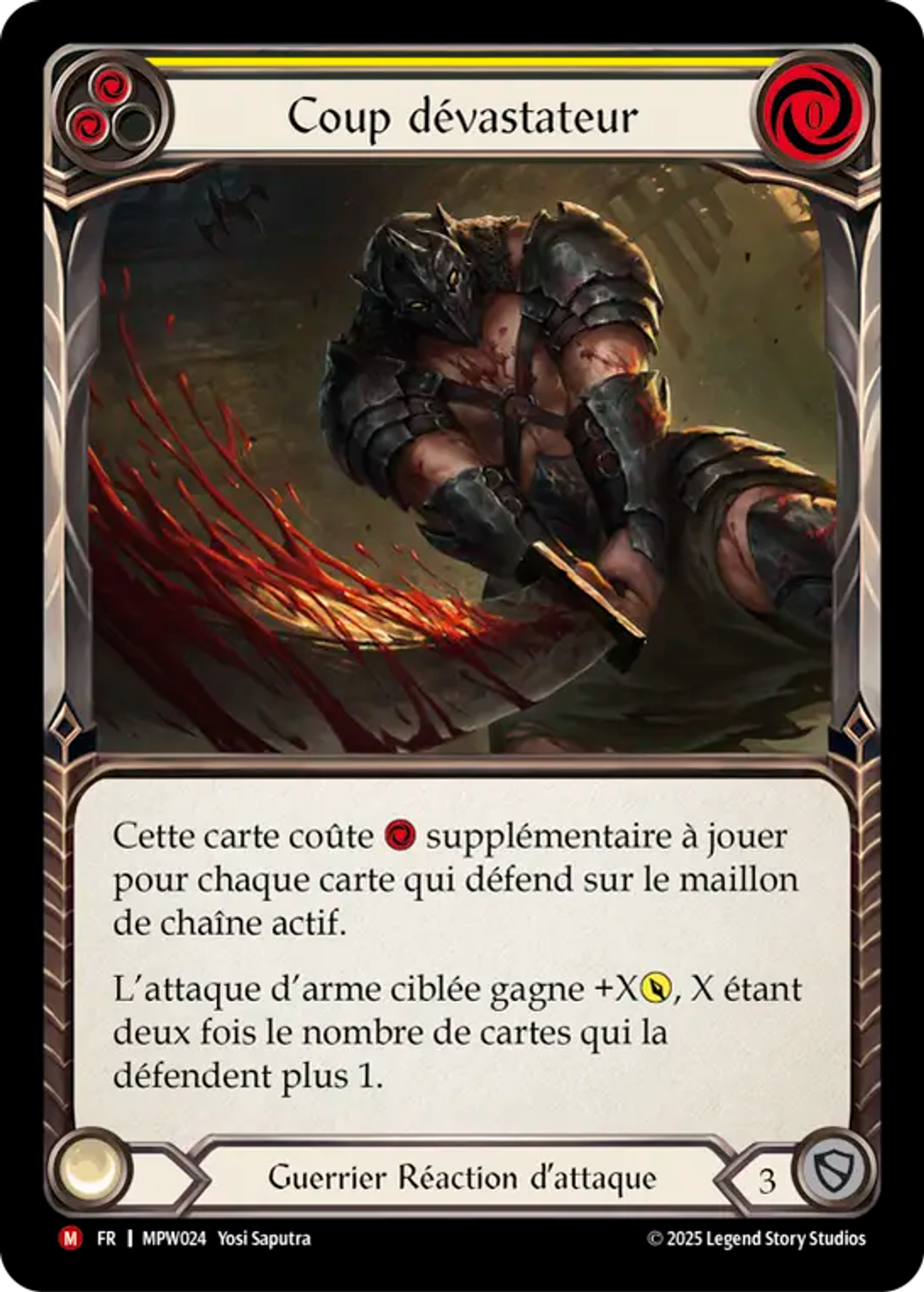 Overwhelming Swing — Mastery Pack Warrior — Flesh and Blood