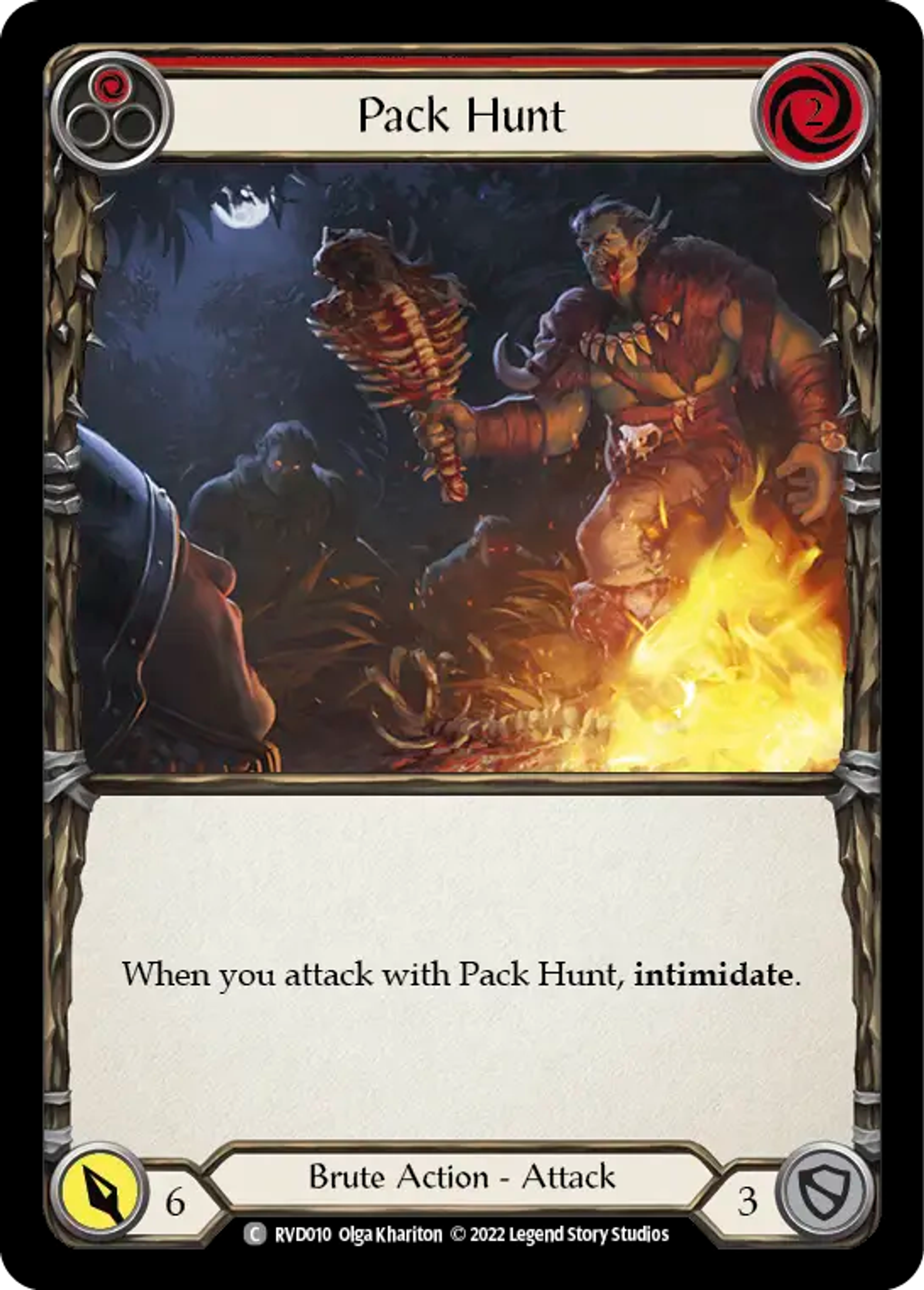 Pack Hunt (Red) — Classic Battles: Rhinar vs Dorinthea — Flesh and Blood