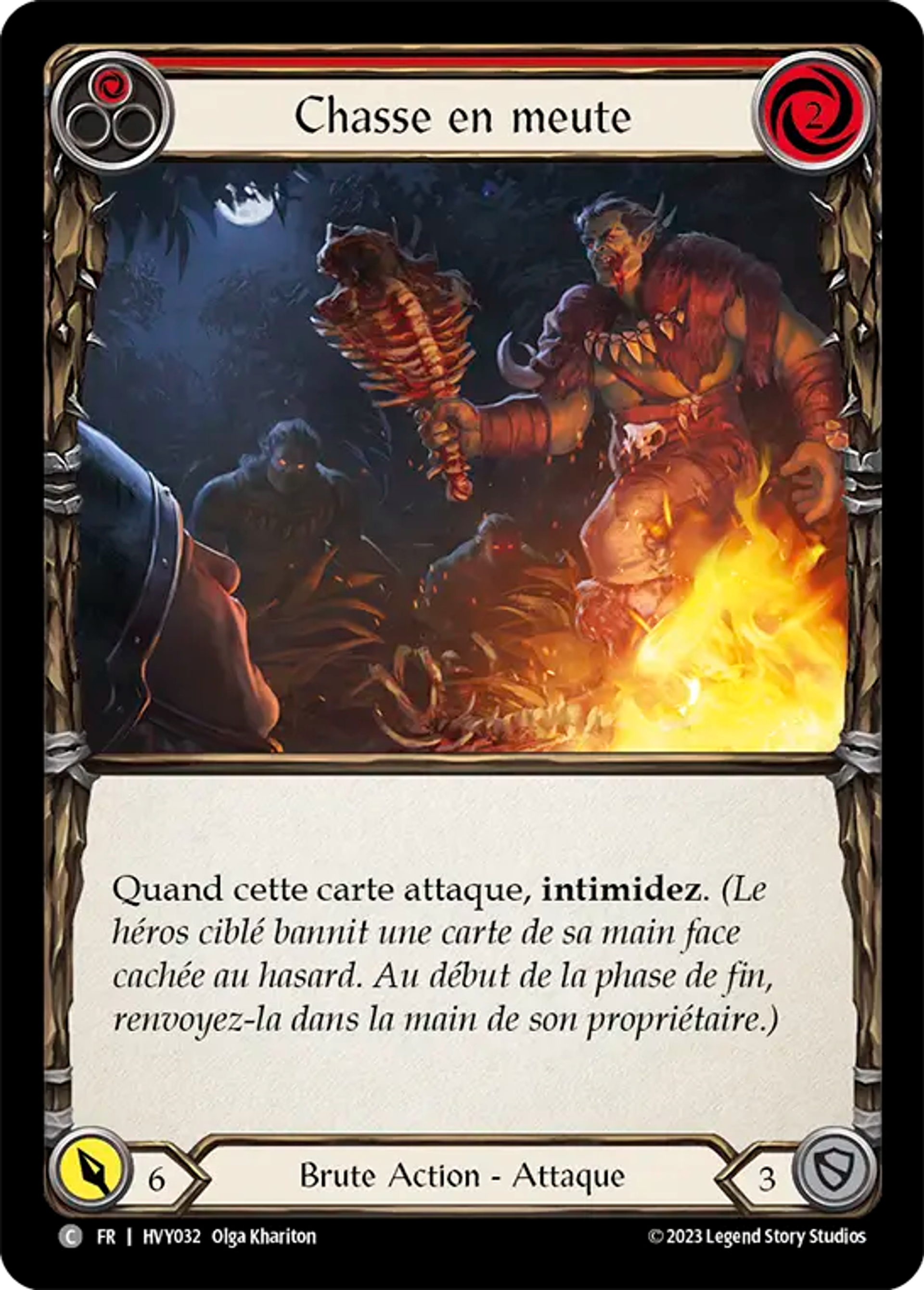 Chasse en meute — Heavy Hitters — Flesh and Blood