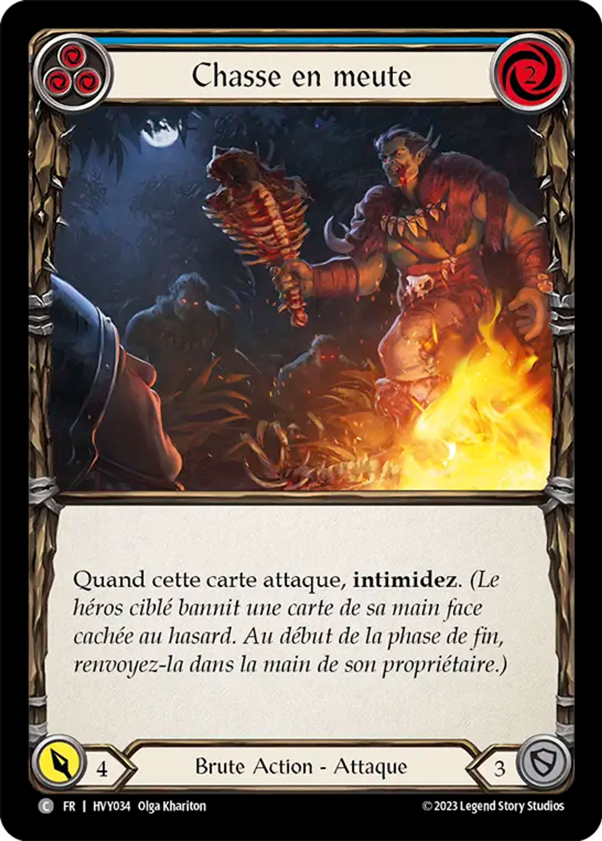 Chasse en meute — Heavy Hitters — Flesh and Blood