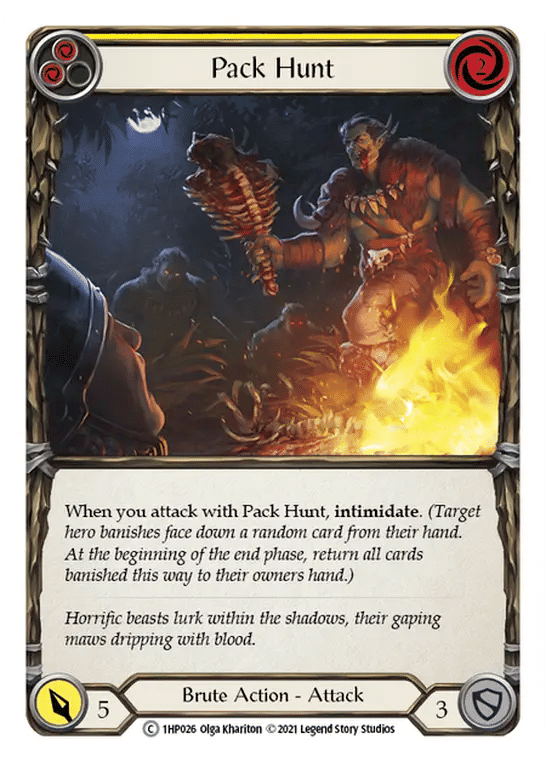 Pack Hunt (Yellow) — History Pack 1 — Flesh and Blood