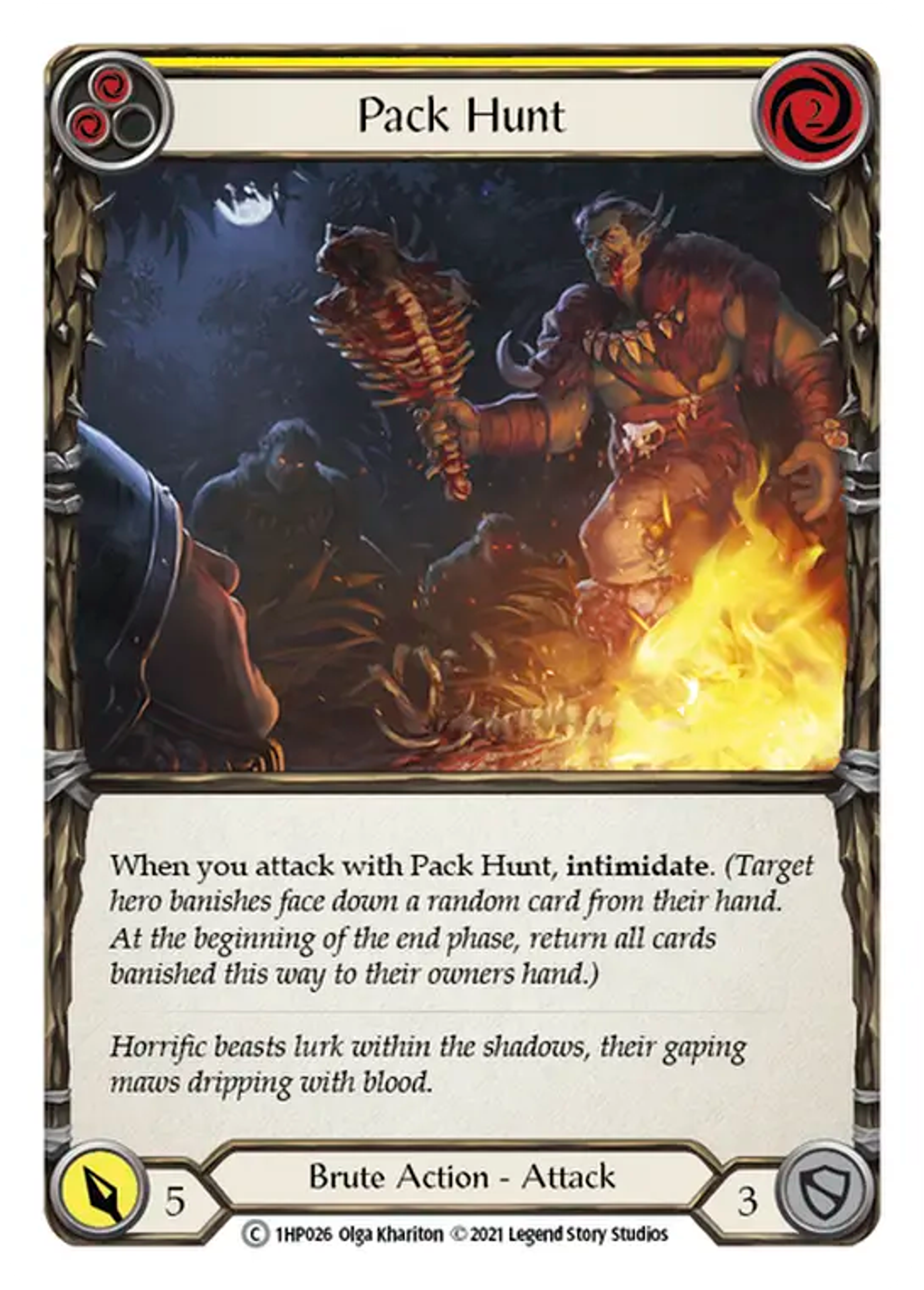 Pack Hunt (Yellow) — History Pack 1 — Flesh and Blood