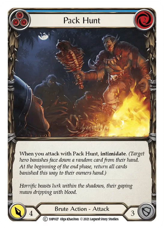 Pack Hunt (Blue) — History Pack 1 — Flesh and Blood