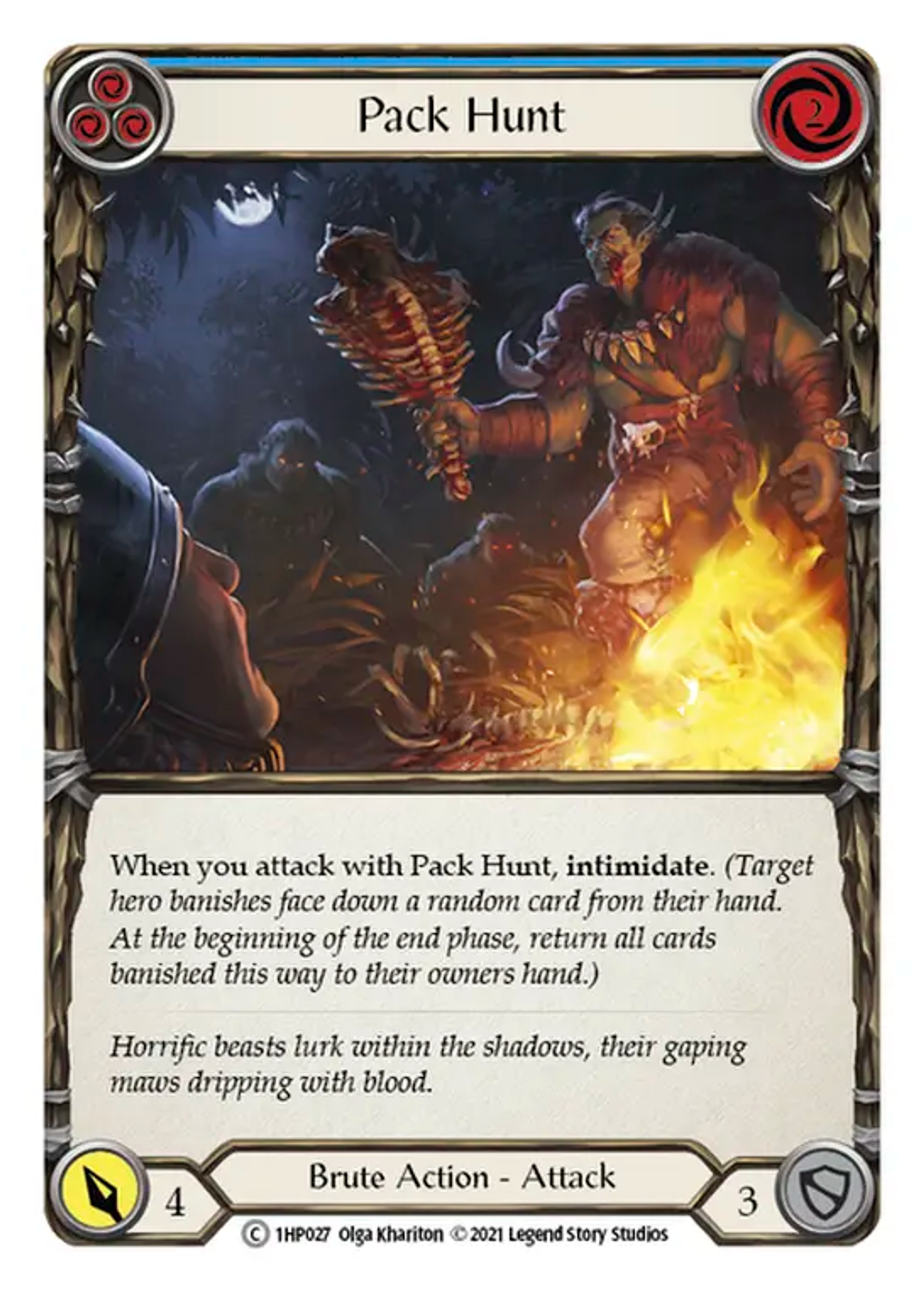 Pack Hunt (Blue) — History Pack 1 — Flesh and Blood