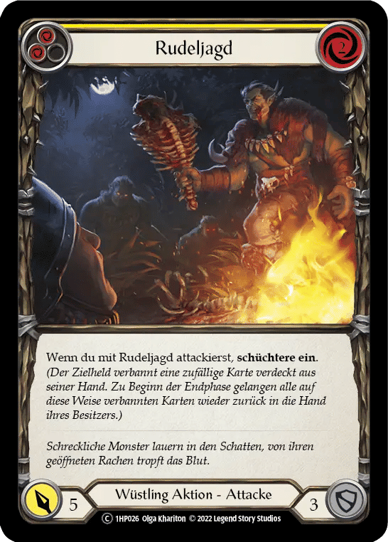 Pack Hunt (Yellow) — History Pack 1 - Black Label — Flesh and Blood