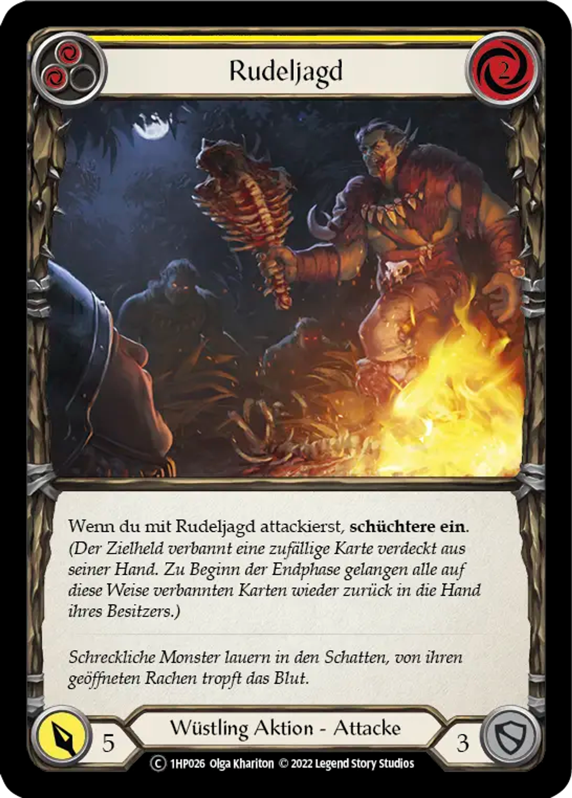 Pack Hunt (Yellow) — History Pack 1 - Black Label — Flesh and Blood