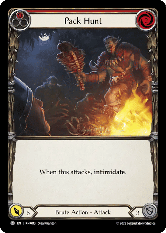 Pack Hunt (Red) — Rhinar - Heavy Hitters Blitz Deck — Flesh and Blood