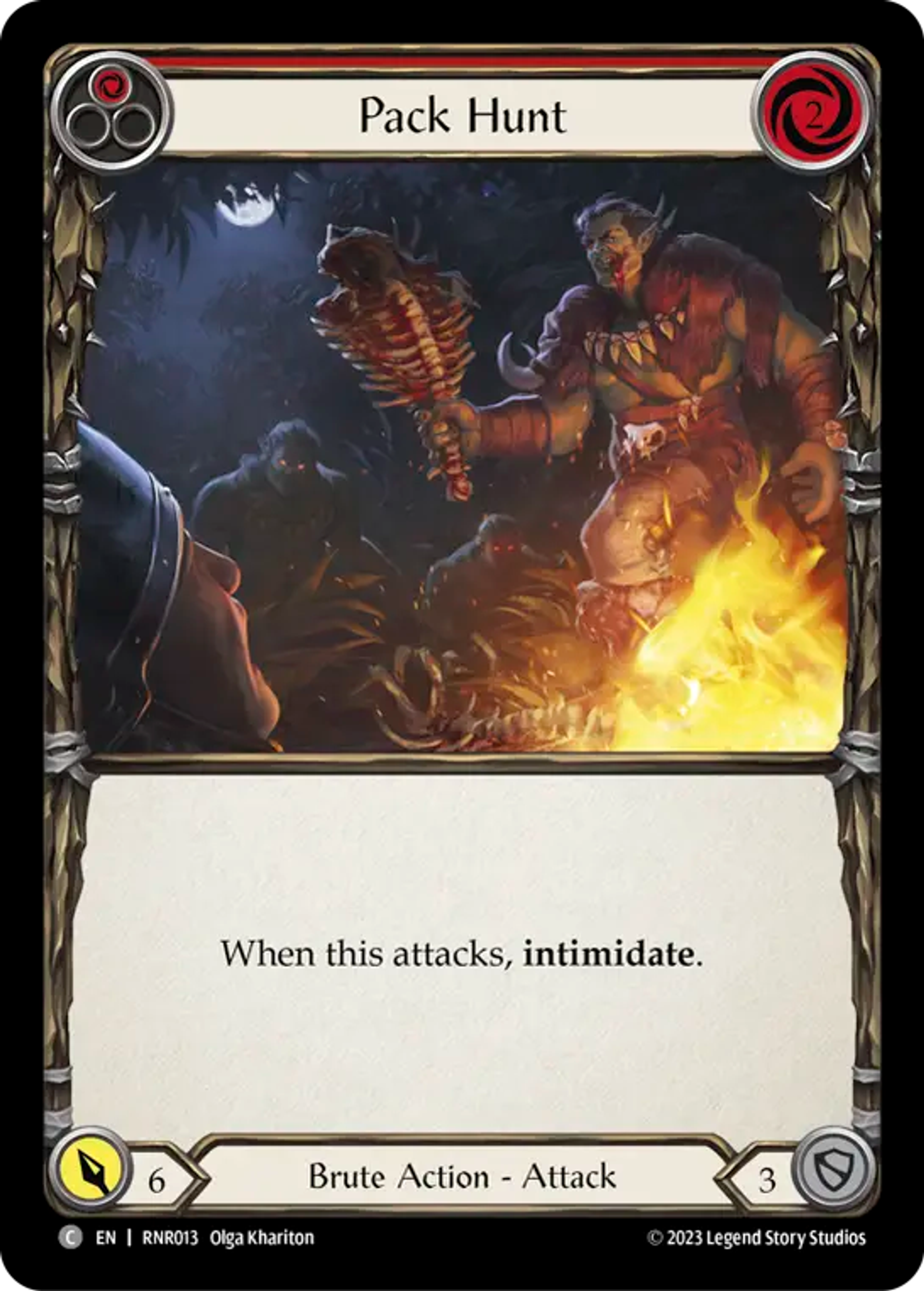 Pack Hunt (Red) — Rhinar - Heavy Hitters Blitz Deck — Flesh and Blood