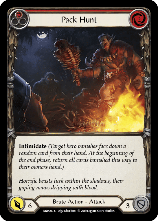 Pack Hunt (Red) — Rhinar, Reckless Rampage - Hero Deck — Flesh and Blood