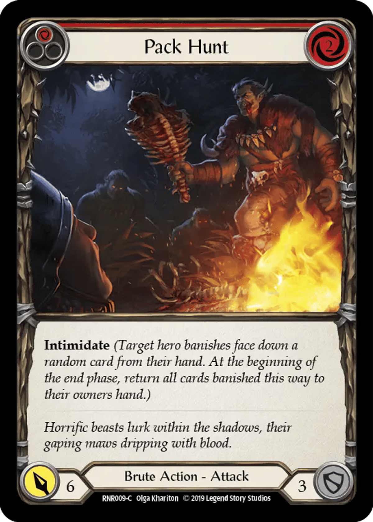 Pack Hunt (Red) from Rhinar, Reckless Rampage - Hero Deck - Flesh and Blood