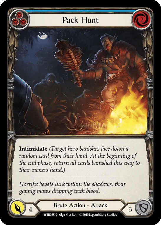 Pack Hunt (Blue) — Welcome to Rathe — Flesh and Blood